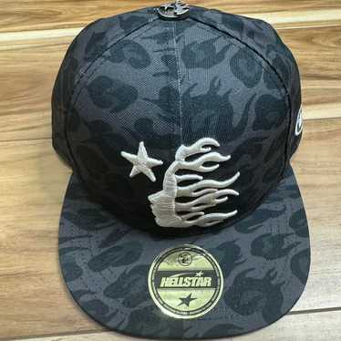 Hellstar Cheetah Print Fitted Hat Red Men's - SS24 - US
