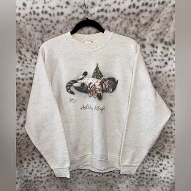 希少XL 90's〜 BOB HARRISON Beach Bums スウェット Vintage 90s Beach Bums Cute Cats T-shirt Bob Harrison Art