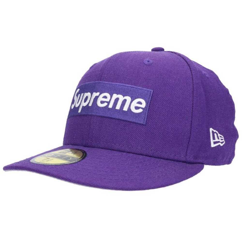 Supreme ニット　水色 Boxlogo World Famous Supreme World Famous Box Logo New Era Navy - FW20 - US