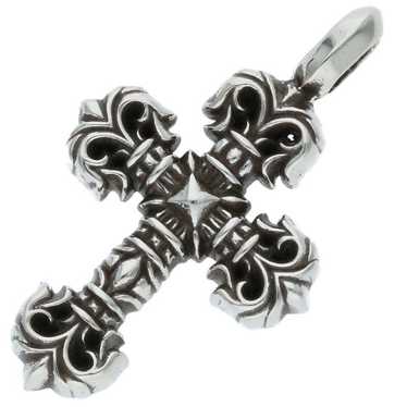 在庫少【CHROME HEARTS】TINY FILIGREE CROSS PENDENT Tiny Filigree Cross Pendent 