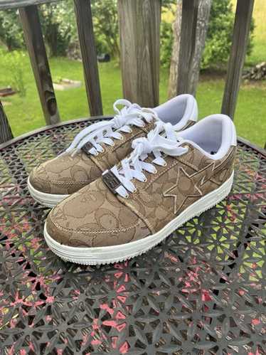 A Bathing Ape Bapesta Coach Beige ベイプ コーチ 25~30㎝ Bape coach bape sta - Gem