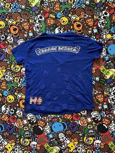 送料無料♪【CHROME HEARTS】SCROLL TEE \"BLUE/JOKER SCROLL\" 送料無料♪【CHROME HEARTS】SCROLL TEE BLUE/JOKER SCROLL