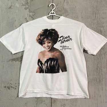 tina turner vintage tシャツ　90s XL Vintage 90s Tina Turner 24/7 Tour Concert Rap Tee T Shirt XL