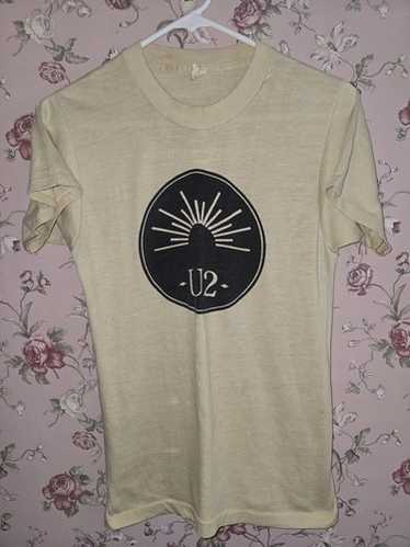 Vintage 80s u2 t - Gem