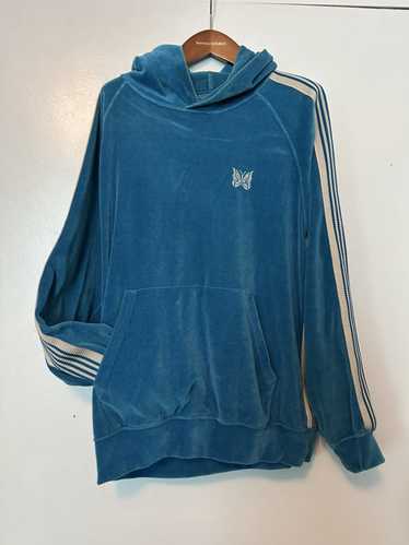 NEEDLES｜HOODIES/ZIP-UPS (Track Hoody C/PE Velour - CHAR Needles Track Hoody - C/PE Velour | Apparel » Buy online now!