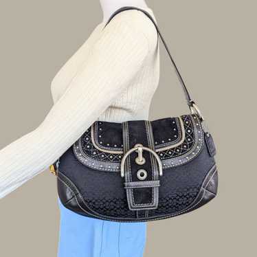 【お気にいる】 Coach Gem - soho patchwork signature バッグ