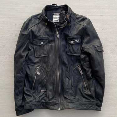 Vintage diesel leather jacket - Gem