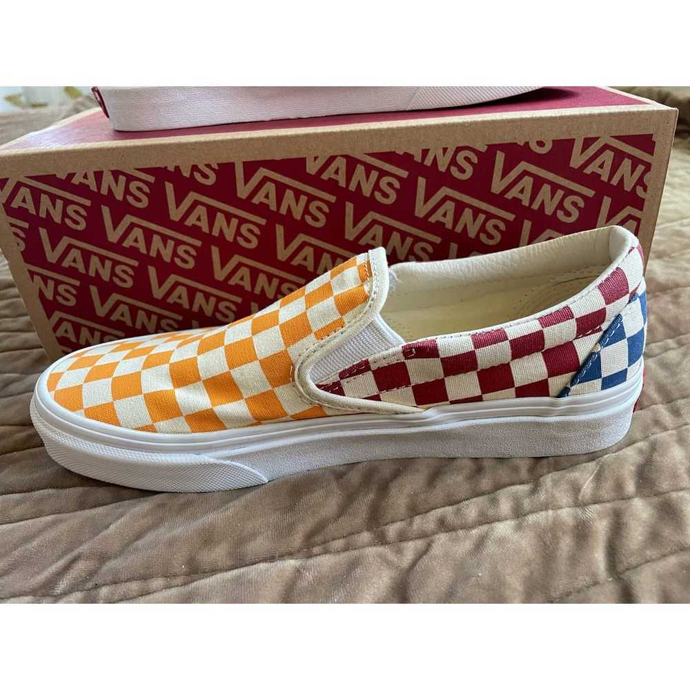 VANS Off The Wall Classic Checked Slip-ons Sz 7