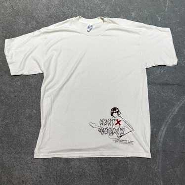 トップス GOD SELECTION XXX Tee White Kurt Cobain GOD SELECTION XXX Tee White Kurt Cobain