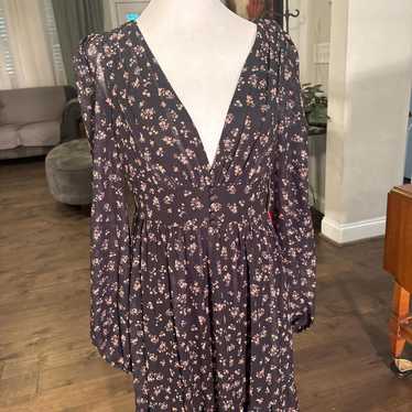 Mac Duggal シークインレーストップフレアーロングドレスNAVY 7947ccd975cf0f2401f3aeaa26cbfa