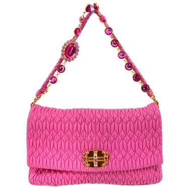バッグ miumiu matelasse crystal hand bag pink luxury-women-miu-miu-used-