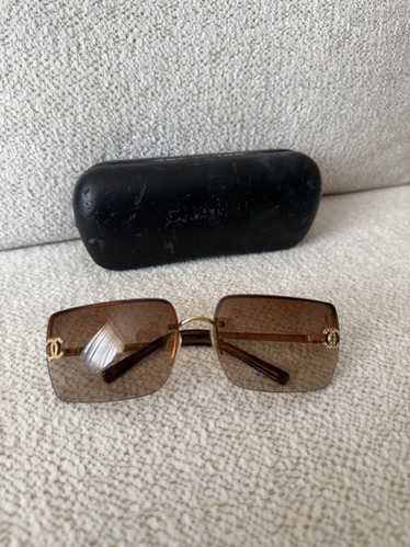 ✨CHANEL✨サングラス リムレス 4092-B ゴールド ココマーク y2k CHANEL シャネル サングラス ココマーク ラインストーン 4092-B