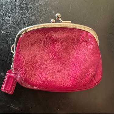 【関税送料込】COACH Pink mini leather coin purse Coach pink unicorn leather coin pouch NWT | eBay