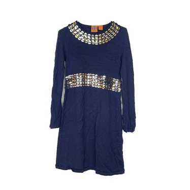 送料関税込み★Tory Burch★SEQUIN-COLLARED WOOL SWEATER DRESS Sequin-Collared Wool Sweater Dress: Women's Designer Dresses