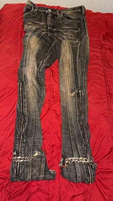 【GOOD GRIEF】DENIM LONG SK with Chain Add Chainstitch Hem to Order – Dallas Denim Repair