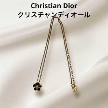 Christian Dior フラワーモチーフ ネックレス Christian Dior クリスチャンディオール ネックレス フラワー