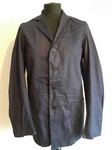 60s british railway work jacket 8（M〜L） British Railway 60s Drivers Work Jacket Blue Cotton Drill