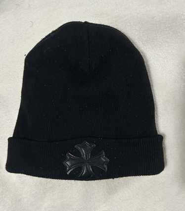 【Chrome Hearts】Logo Beanie Black Chrome Hearts Embroidered CH Logo Black Beanie - SRM