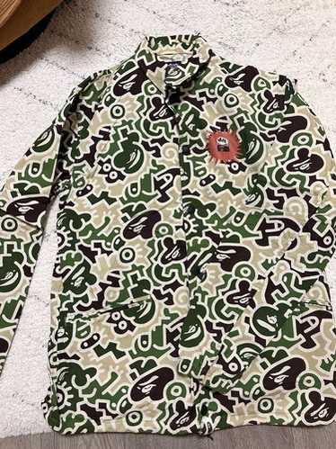 工具付き　AAPE BY A BATHING APE COVERALL AAPE APE FACE DENIM COVERALLS – aapeus.com