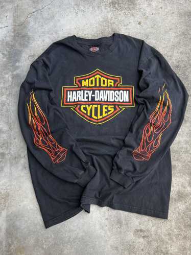 90s) harley davidson flame - Gem