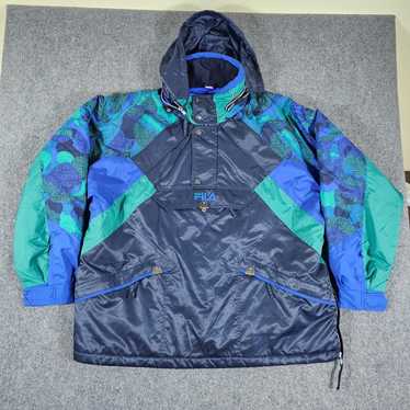 Vintage FILA Ski Team Italia Colorblock Winter Snow Fleece