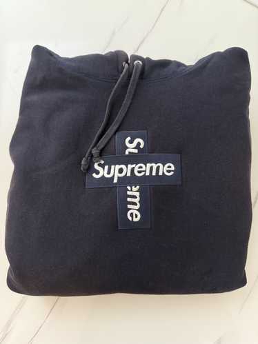 Cross box logo hooded - Gem