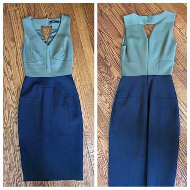 ◆KAREN MILLEN◆ コットン コルセット織り マキシドレス / navy Cotton Eyelet Woven Maxi Dress | Karen Millen
