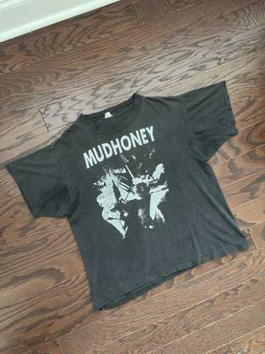 Mudhoney USA製 Tシャツ DEADSTOCK [121853] 1990 Mudhoney Sub Pop Cotton White Unisex Tee Shirt DC1284