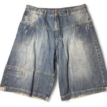 Shop Grey Goliath Tailored Baggy Shorts| Jaded London | Clothing