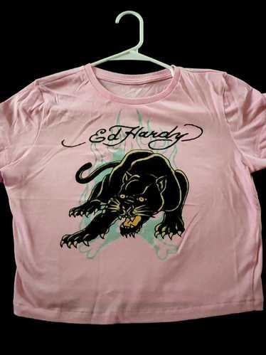 Ed hardy pink tee - Gem
