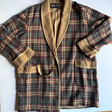 1970s　DAKS LONDON　DOUBLE BREASTED JACKET DAKS London New York Blazer Suit Jacket 44L Light Taupe w