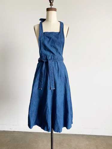 denim apron dress - Gem