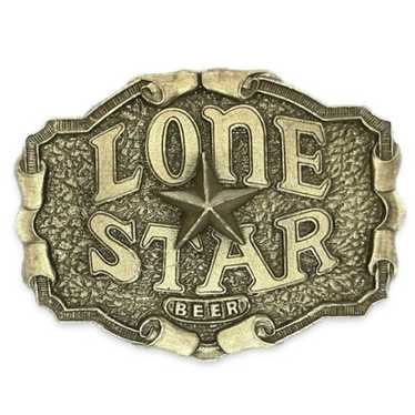 Lone Star Beer Vintage Belt Buckle - Gem
