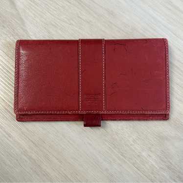Coach bifold wallet red - Gem
