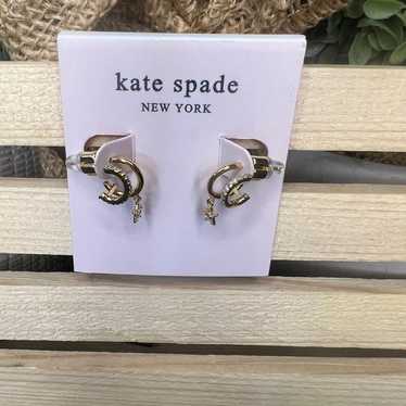 Kate Spade シルバージェムパールハギーズ Kate spade huggie - Gem