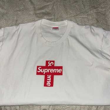 トップス Supreme Cross Box Logo Tee Supreme Cross Box Logo Tee ''Black' — United Kicks