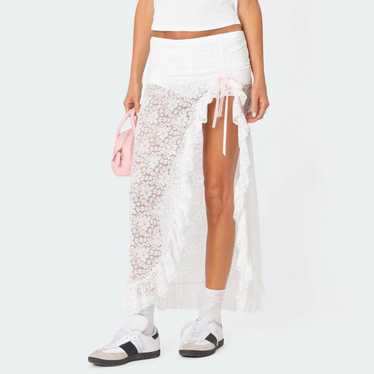 Edikted Women's Skirt - White - S – Edikted white… - image 1