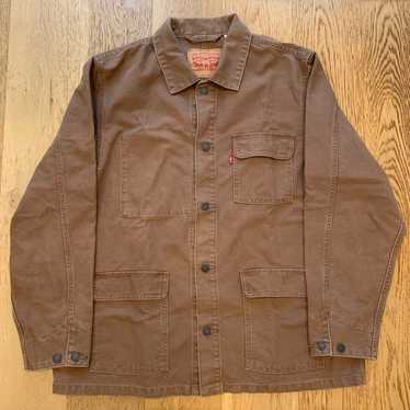 SASSAFRAS ブラウン カバーオール Sサイズ Sassafras jacket coverall - Gem