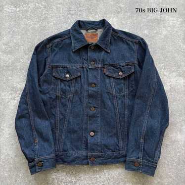 b1057✨美品✨【BIG JOHN】60年代 Gジャン M6002 38 濃紺 メンズ