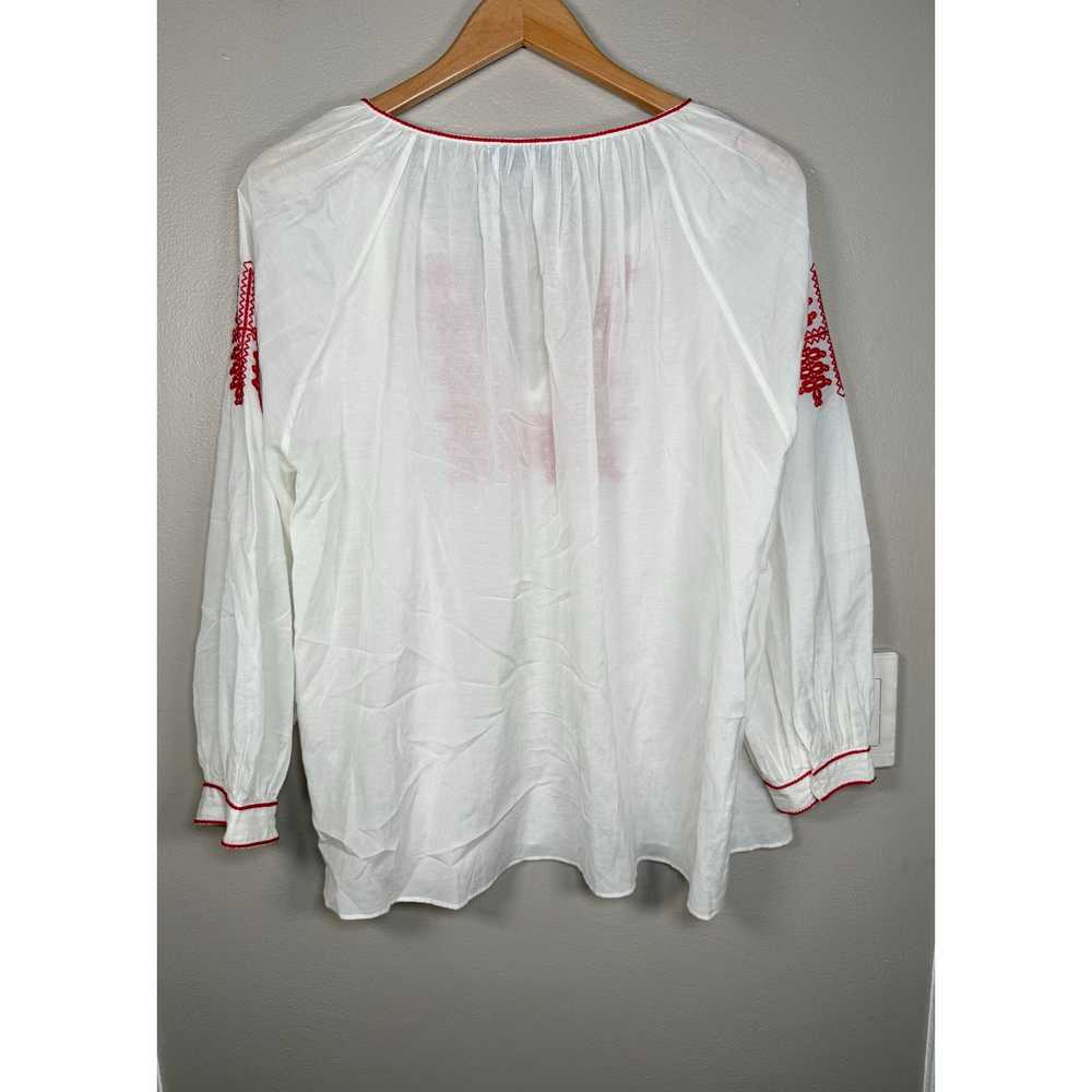 Nili Lotan Nili Lotan Lanette Embroidered Top $400 size S.