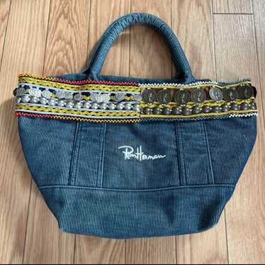 Used Black Suede VANSON Tote Bag 20903 by Ron Herman | eBay