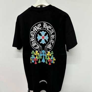 【ヴィンテージ】Rank:SS☆クロムハーツ Black/Purple Tシャツ Black chrome hearts t - Gem