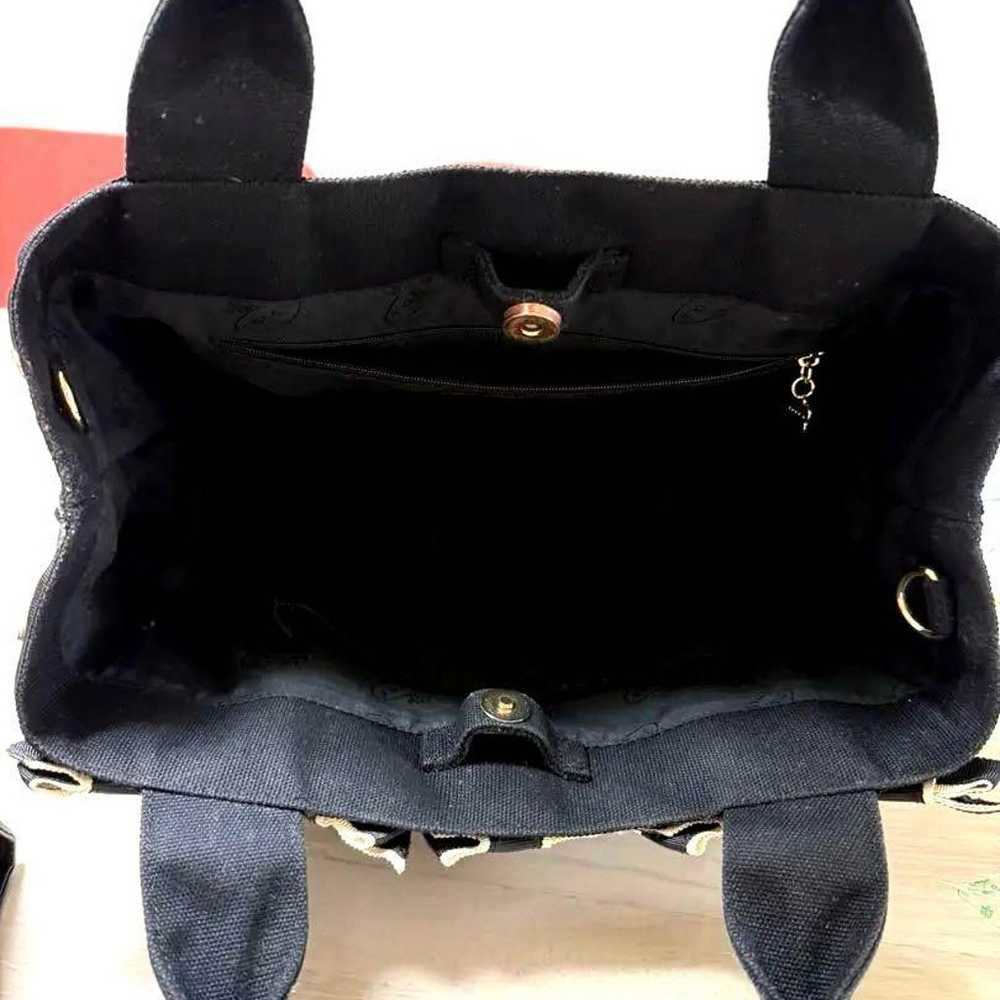 ◆as if calie◆ CALIE RIBBON BIG BAG BLACK CA24CAC006BK CALIA Women's Golf Neoprene Tote Expandable Bag with Handles