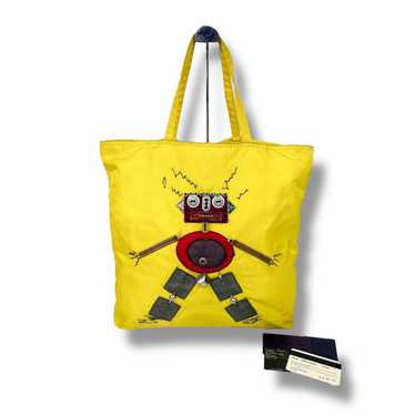 Prada tessuto robot tote - Gem