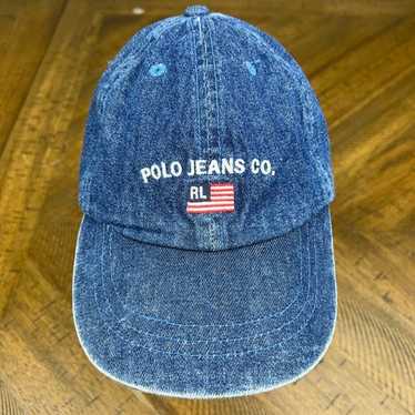 90s Polo Jeans 星条旗 キャップ USA