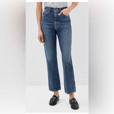 Agolde Pinch Waist High Rise Kick Jeans In Riptide Re… - Gem