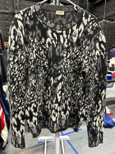 トップス Needles Mohair Sweater Leopard DI212 S Needles Mohair Sweater Leopard DI212 S