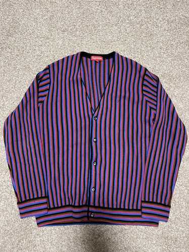Supreme micro stripe cardigan - Gem