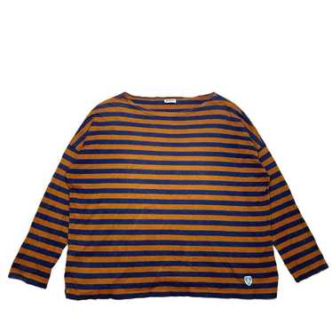 トップス ORCIVAL / border cut and sew ORCIVAL T-shirt/Cut & Sewn RedxNavy(Border) 0(Approx. S