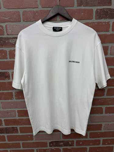 Balenciaga★25SS Logo embroidery 半袖Tシャツ 831305TSVD21569 Balenciaga Logo embroidery t-shirt available on julian